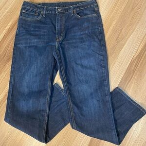 Levi’s Men 541 Dark Blue Wash Jeans 36x32
